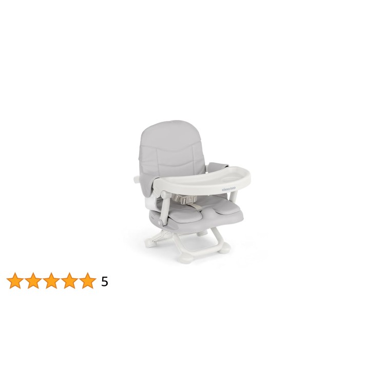KIKKABOO BOOSTER SEAT PAPPO GREY
