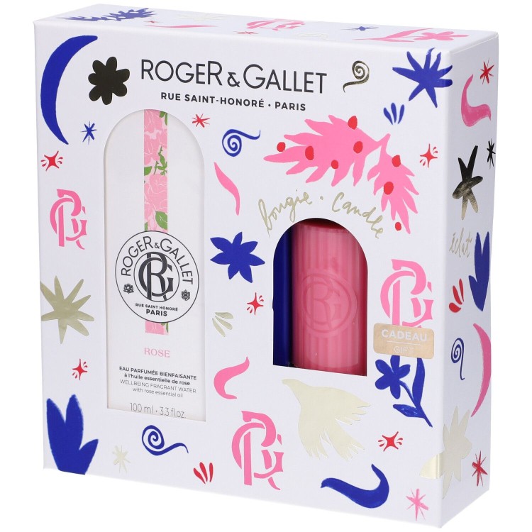 Roger&Gallet Cofanetto Regalo Rosa Eau De Toilette + Candela in Omaggio